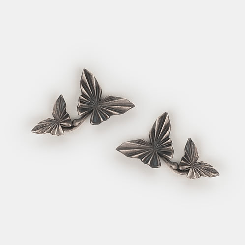 Oxidised Chasing My Impromptu Opportunities Earrings in 925 Silver