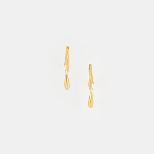 Just Flow with it Earrings in Gold Plated 925 Silver
