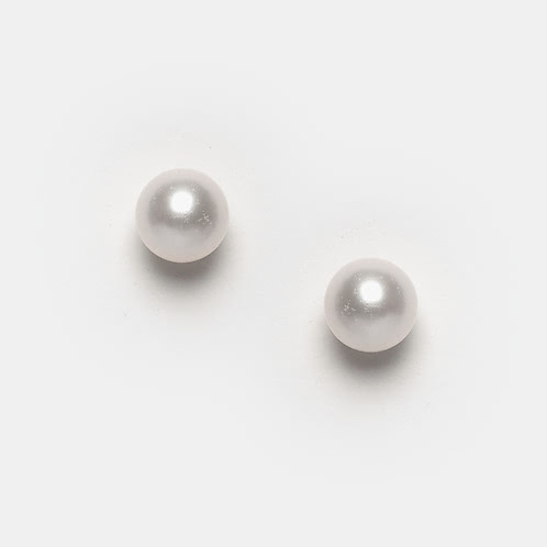 A Pearl of Love (8mm) Earrings in 925 Silver