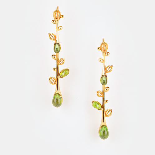 Rufida Bloom Earrings in Gold Plated 925 Silver