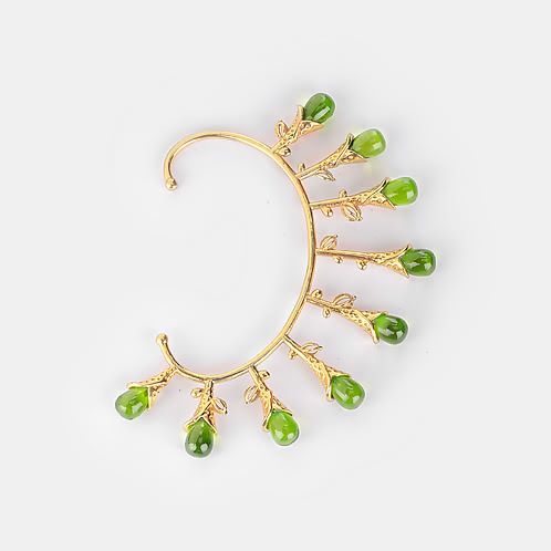 Rufida Bloom Ear Cuff in Gold Plated 925 Silver