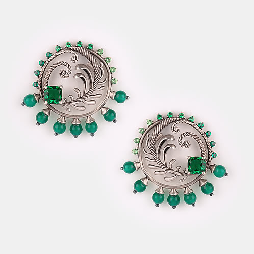 Develop Oxidized Earrings in 925 Silver