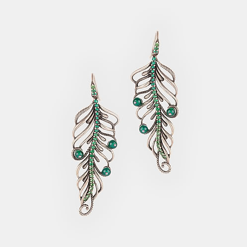 Unravel Oxidized Earrings in 925 Silver