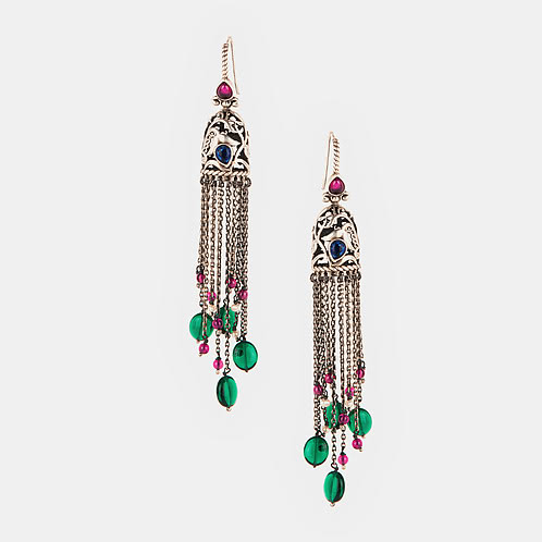 Feeling Sundar Oxidised Earrings in 925 Silver