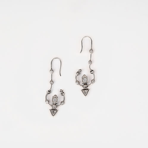 Esther Greenwood Earrings in Oxidised 925 Silver