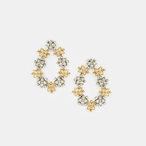 Huvu Earrings in Dual Plated 925 Silver