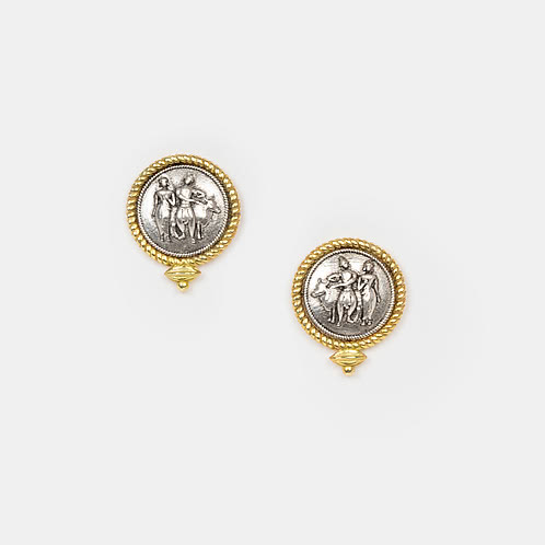 Janaru Earring in Dual Plated 925 Silver