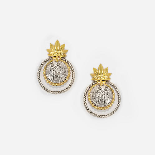 Premigalu Earrings in Dual Plated 925 Silver