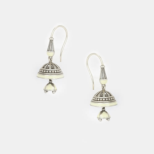 Gumbaja Earrings in Oxidised 925 Silver