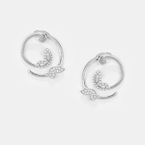 Buy Ottige Earrings In Dual Plated 925 Silver from Shaya by CaratLane