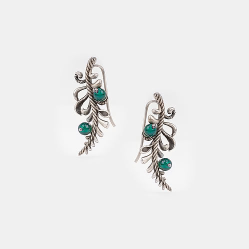 Revive Oxidized Earrings in 925 Silver