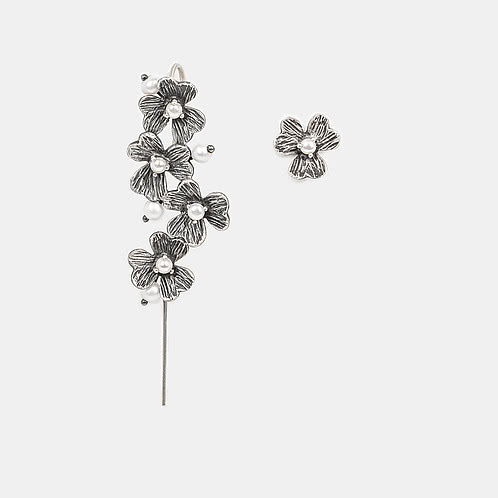 Cleopatra Earcuffs in 925 Oxidised Silver
