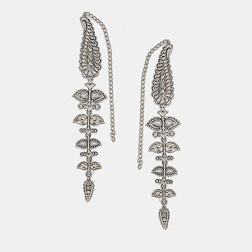 Sajna Sawarna Kanauti Earrings in 925 Oxidised Silver