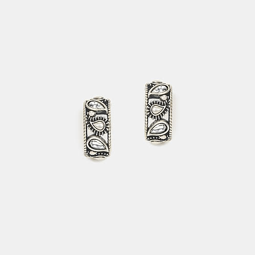 Chamak Dhamak Earrings in 925 Oxidised Silver