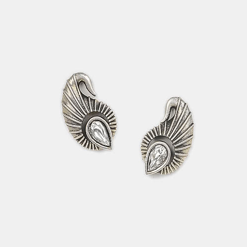 Natkhat Earrings in 925 Oxidised Silver