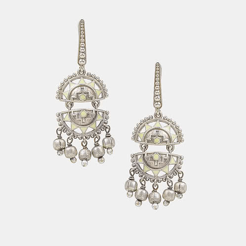 Rituh Earrings in Oxidised 925 Silver