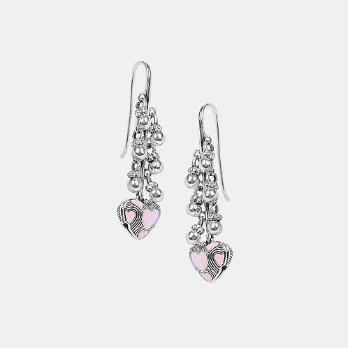 Bring in the Smiles Heart Earrings in 925 Silver