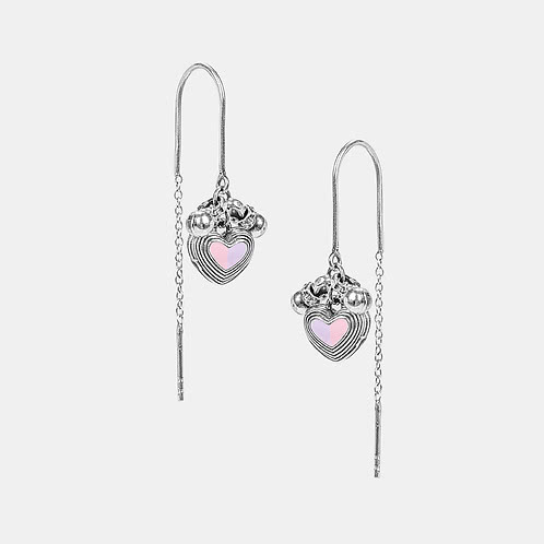 Bring in the Kindness Heart Earrings in 925 Silver