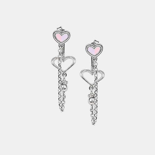 Bring in the Little Things Heart Earrings in 925 Silver