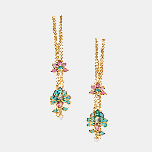 Yaadon Ki Baarat Kanauti Earrings in Gold Plated 925 Silver