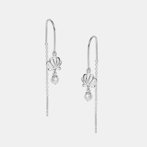 Pearl Of My Eye Sui Dhaga Earrings in 925 Silver