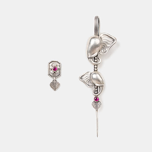 The Protector Elephant Earcuff Crafted in 925 Silver