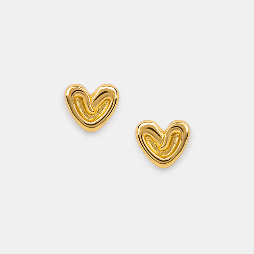 Lost in Love Earrings in Gold Plated 925 Silver