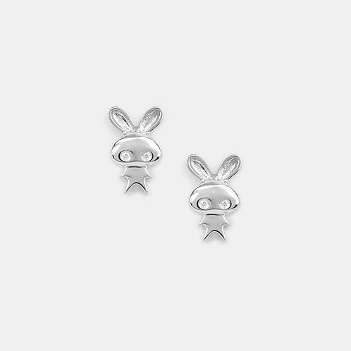 Little Bunny Earrings in 925 Silver