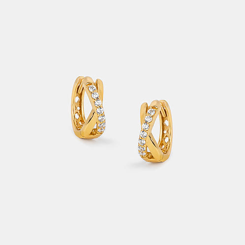 Truly Yours Hoops in Gold Plated 925 Silver