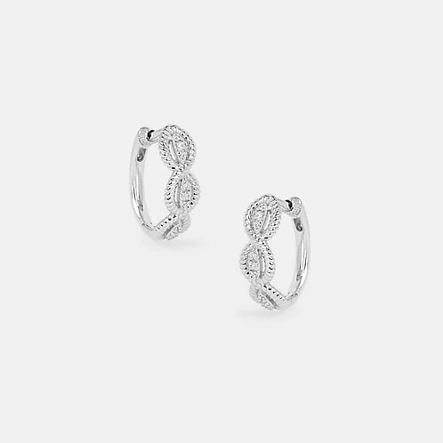 Intertwined Fate Hoops in 925 Silver
