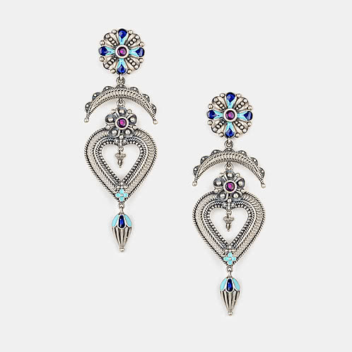 Dhuni Earrings in 925 Silver