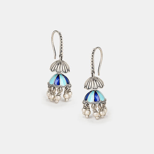 Swar Earrings in 925 Silver