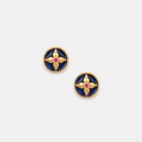 Noor Earrings In Gold Plated 925 Silver