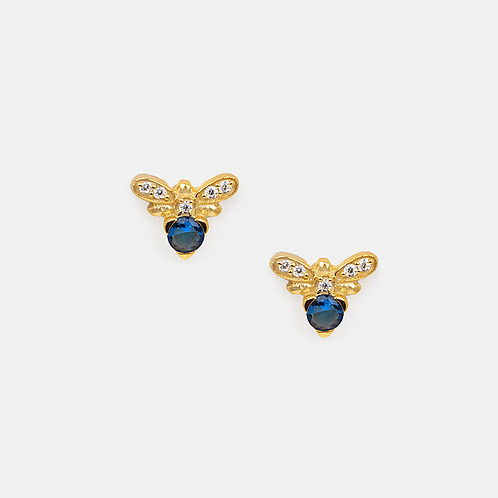 Deep Ocean Earrings In Gold-Plated 925 Silver
