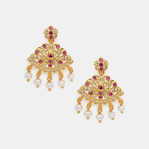 Vanya Earrings in Gold Plated 925 Silver