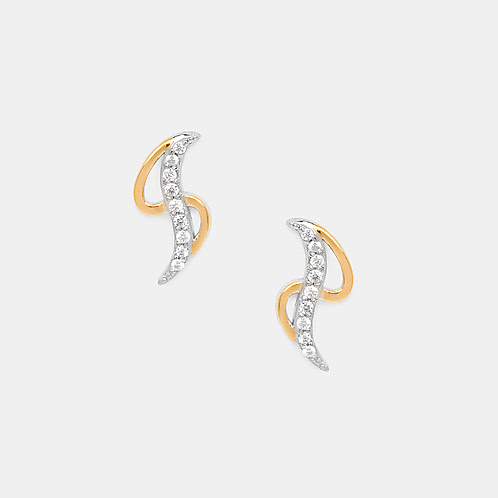 Sweet Earrings Crafted in Gold Plated 925 Silver