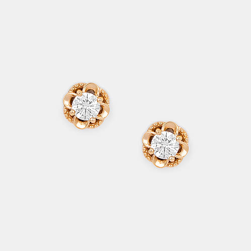 Strong Earrings Crafted in Gold Plated 925 Silver