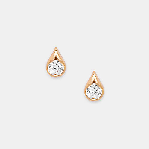 Bold Earrings Crafted in Gold Plated 925 Silver