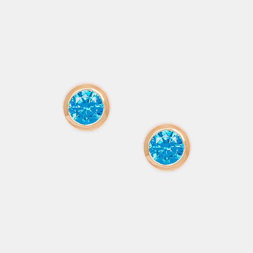 Azure Earrings Crafted in Gold Plated 925 Silver