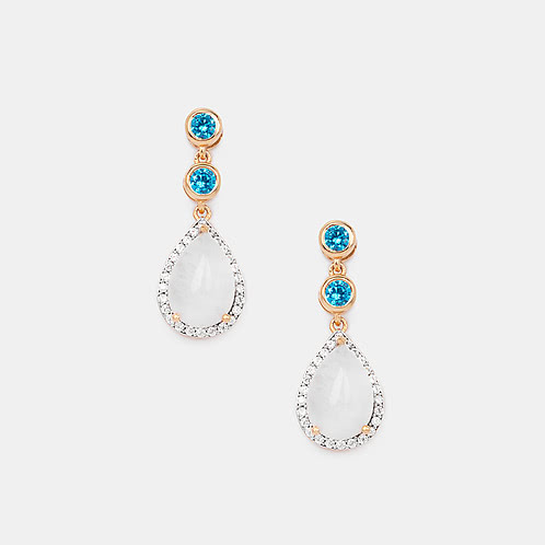 Always Together Earrings Crafted in 925 Silver