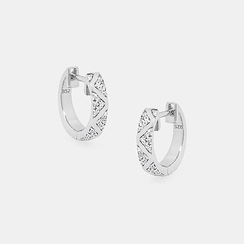 Better Together Earrings Crafted in 925 Silver