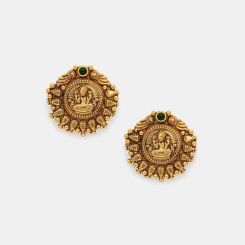 Vibhuti Earrings in Gold Plated 925 Silver