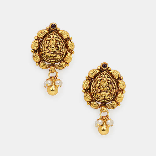 Dhara Earrings in Gold Plated 925 Silver