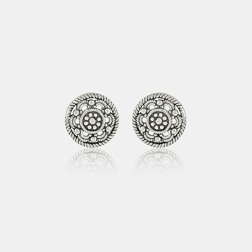 Jaan Stud Earrings in 925 Silver