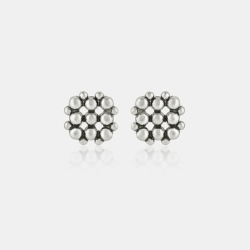 Khwaab Stud Earrings in 925 Silver