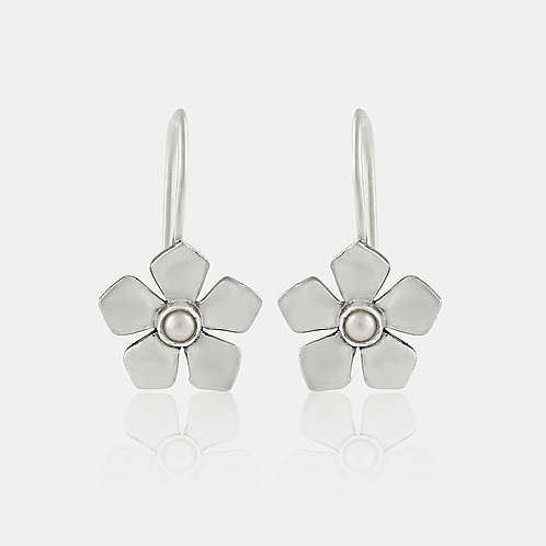 Cecilia G Earrings in 925 Oxidised Silver
