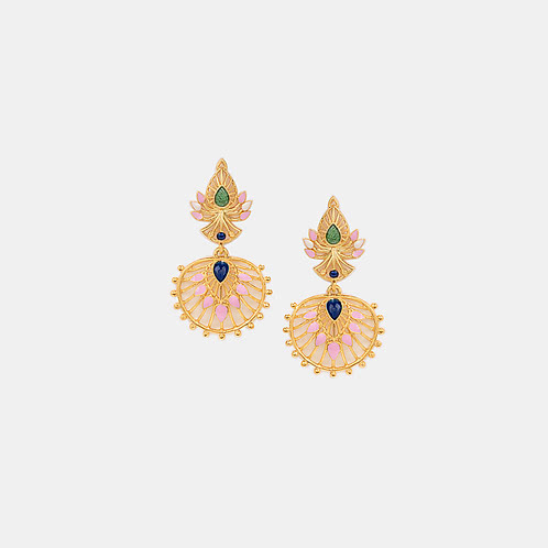 Aalekhya Earrings in Gold Plated 925 Silver