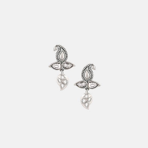 Goonj Earrings in 925 Oxidised Silver