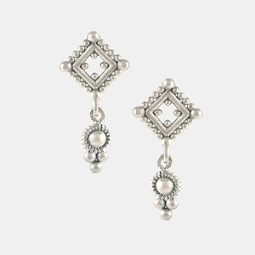 Spontaneity Earrings in Oxidised 925 Silver