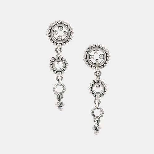 Rejuvenation Earrings in Oxidised 925 Silver